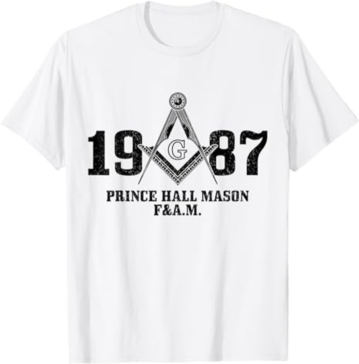 Mason Freemason Masonic Prince Hall Square & Compass Shriner T-Shirt