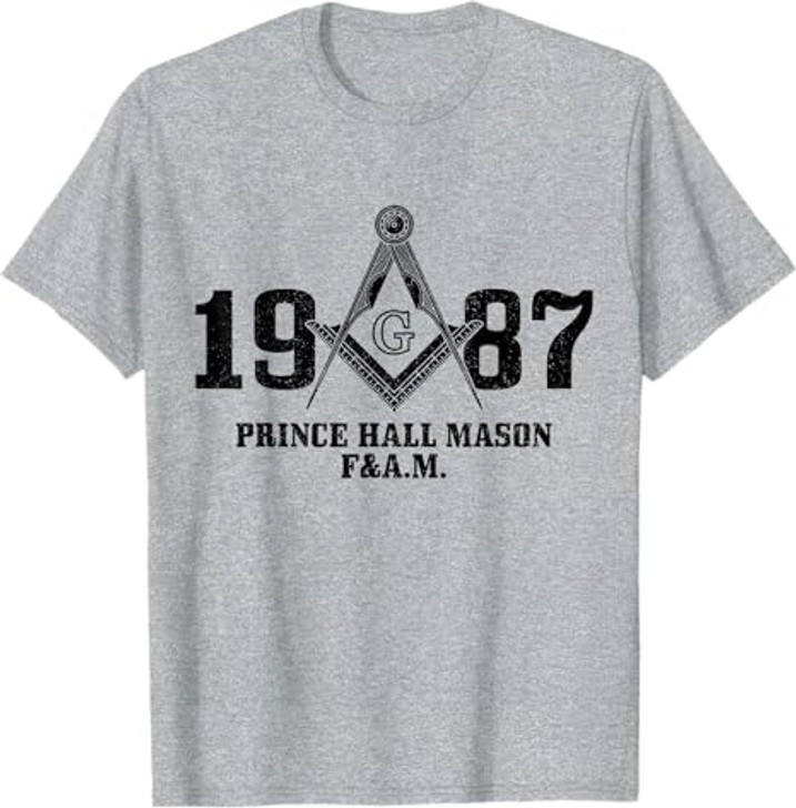 Mason Freemason Masonic Prince Hall Square & Compass Shriner T-Shirt