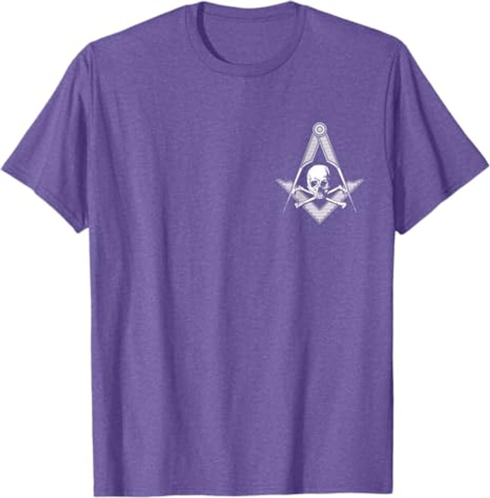 Master Mason Skull Square and Compass, Freemason T-Shirt T-Shirt