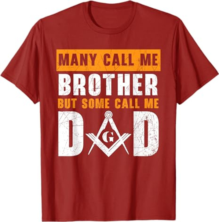 Masonic Fraternal Freemasonry Square Compass T-Shirt
