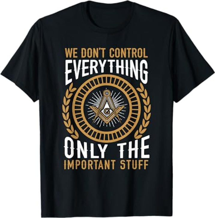 Masonic Fraternal Freemasonry Square Compass T-Shirt