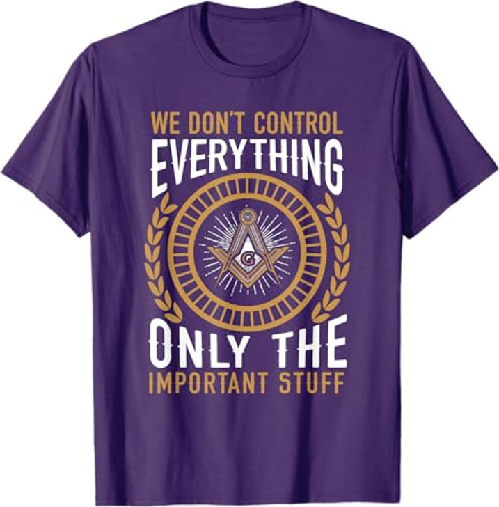Masonic Fraternal Freemasonry Square Compass T-Shirt