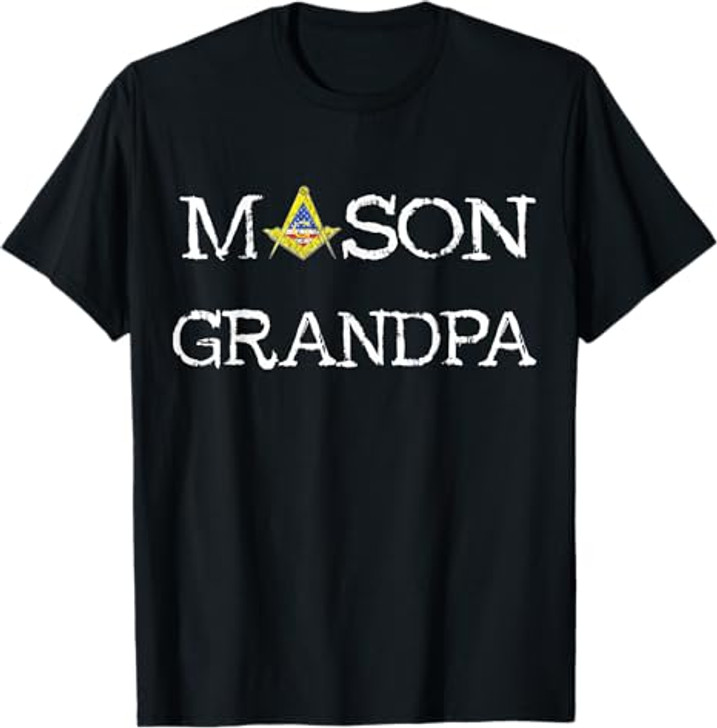 Mason Grandpa Senior Warden PHA Masonic Freemason Lodge T-Shirt