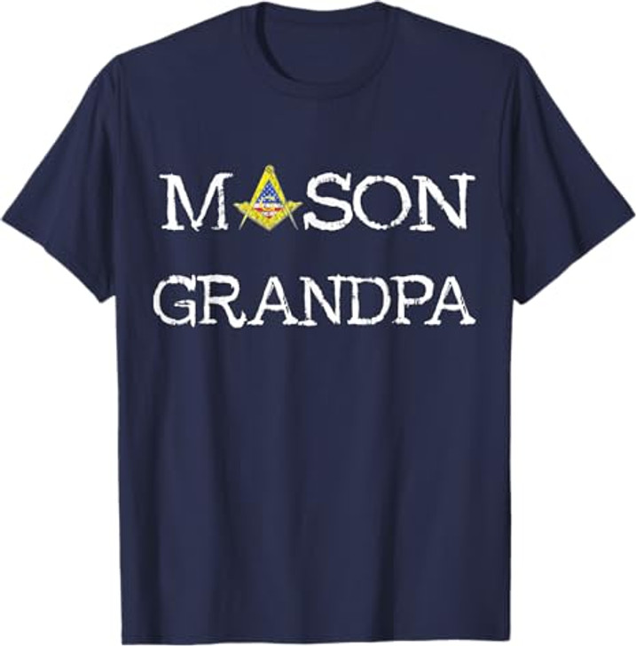 Mason Grandpa Senior Warden PHA Masonic Freemason Lodge T-Shirt