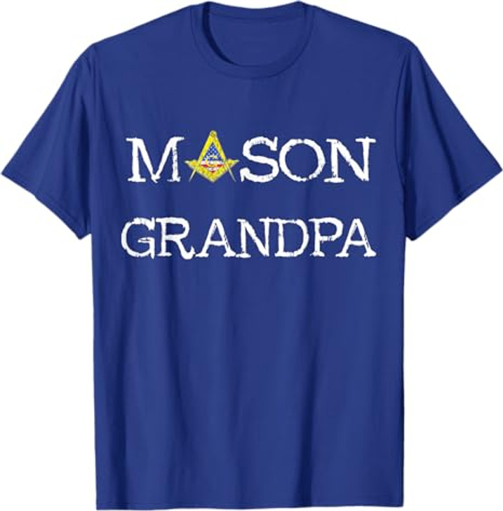 Mason Grandpa Senior Warden PHA Masonic Freemason Lodge T-Shirt