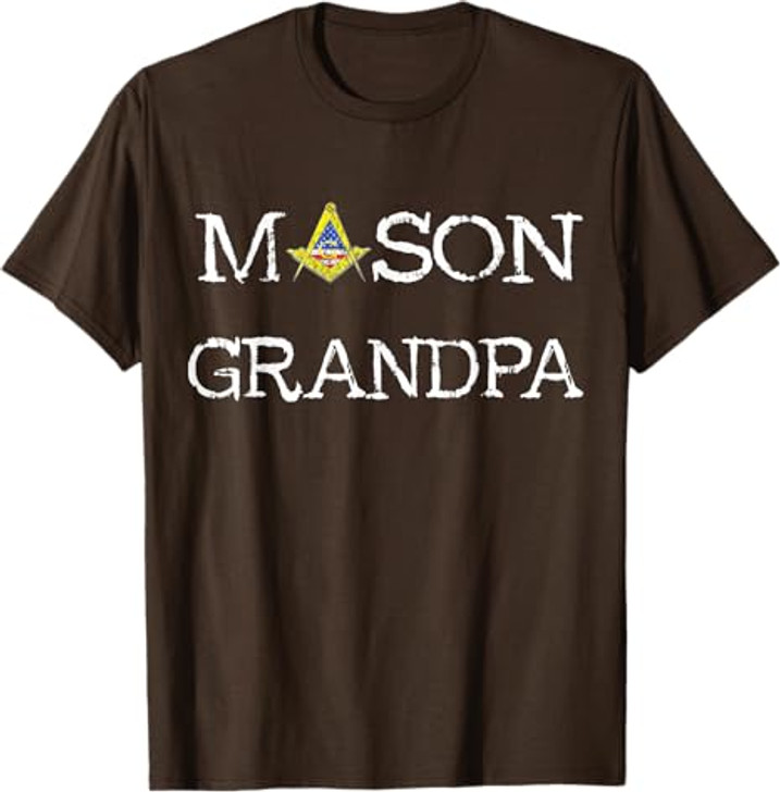 Mason Grandpa Senior Warden PHA Masonic Freemason Lodge T-Shirt