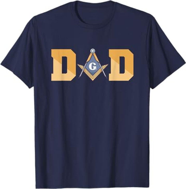 DAD Masonic Sign Father's Day Gift Freemasonry T-Shirt