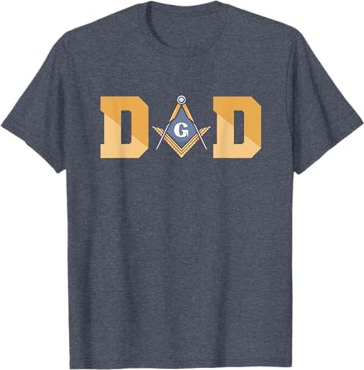 DAD Masonic Sign Father's Day Gift Freemasonry T-Shirt