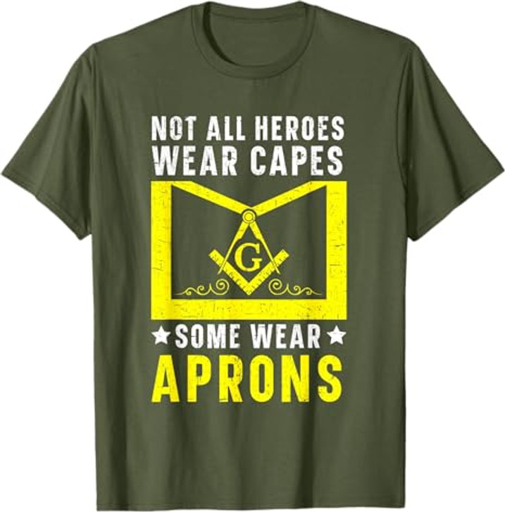 Masonic Freemasonry Square & Compass Fraternal T-Shirt