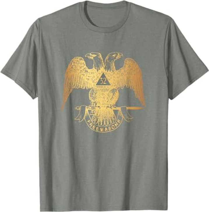 Scottish Rite Eagle 32nd Degree - Freemason Gifts for Men T-Shirt