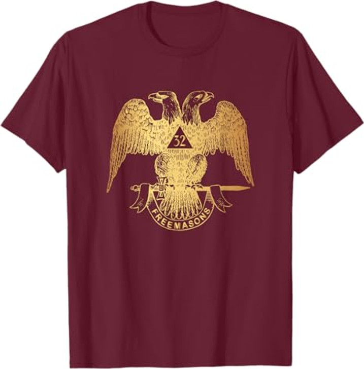 Scottish Rite Eagle 32nd Degree - Freemason Gifts for Men T-Shirt