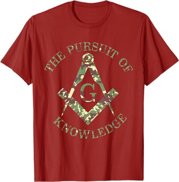 Mason Masonic Camo Freemason T-Shirt