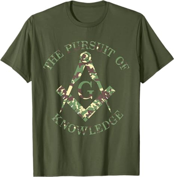 Mason Masonic Camo Freemason T-Shirt