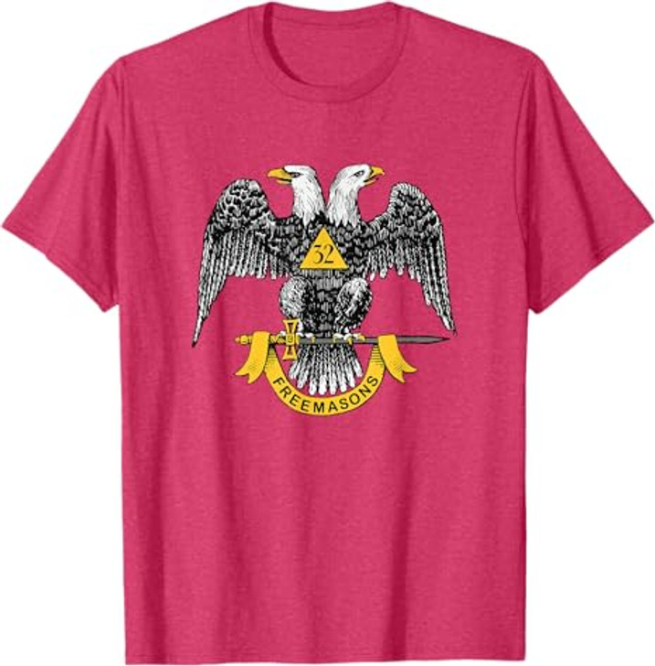 Scottish Rite 32nd Degree Eagle - Freemason Men's Gift T-Shirt