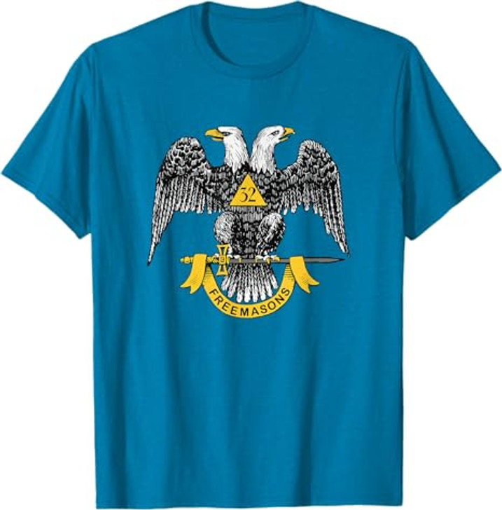 Scottish Rite 32nd Degree Eagle - Freemason Men's Gift T-Shirt