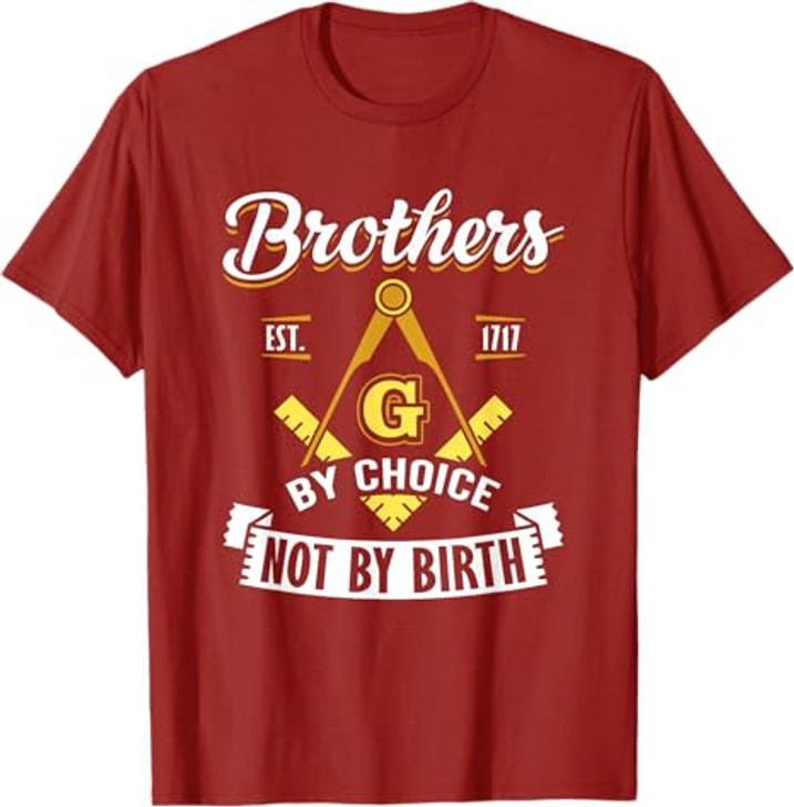 Brothers Masonry Masonic Freemason Freemasonry Mason T-Shirt