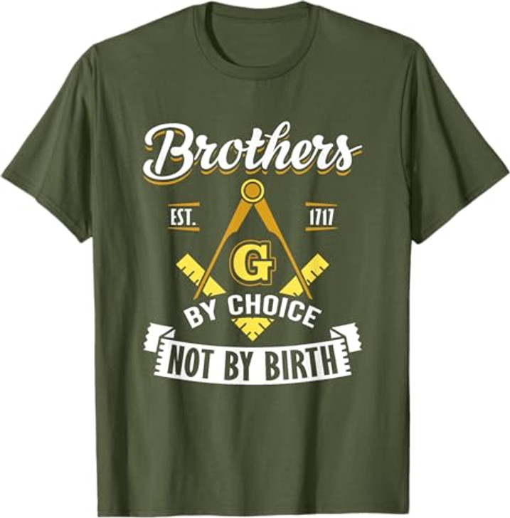 Brothers Masonry Masonic Freemason Freemasonry Mason T-Shirt