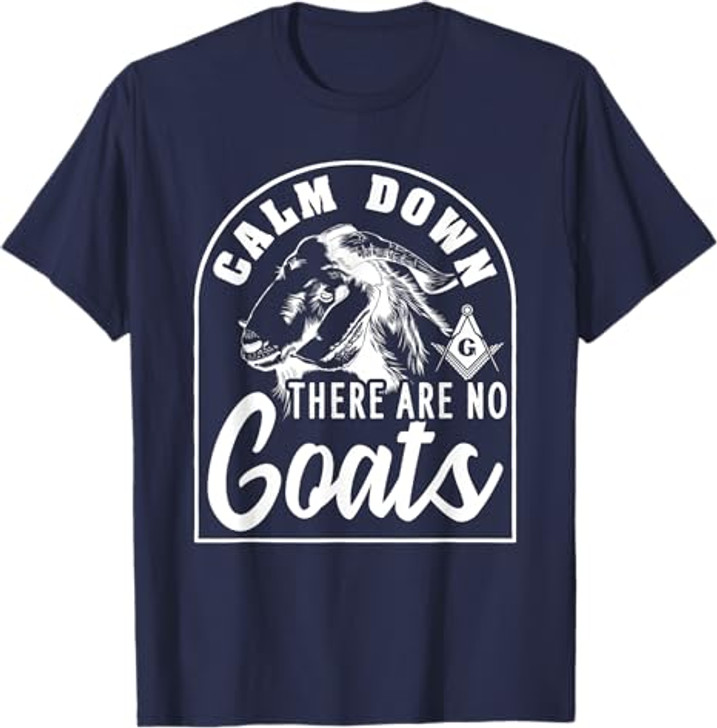 Freemasonry Goat Conspiracy Design T-Shirt