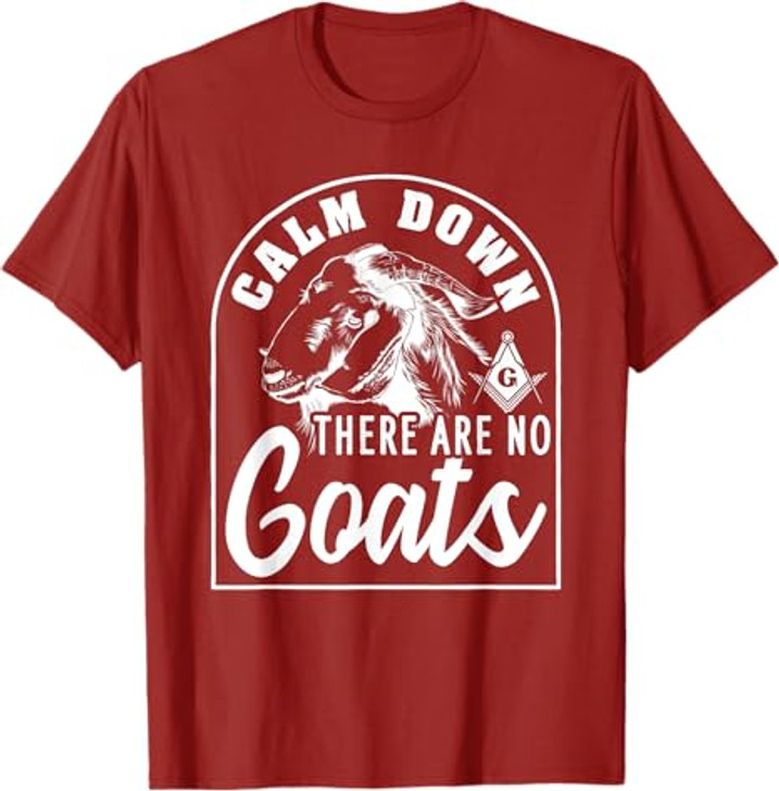 Freemasonry Goat Conspiracy Design T-Shirt