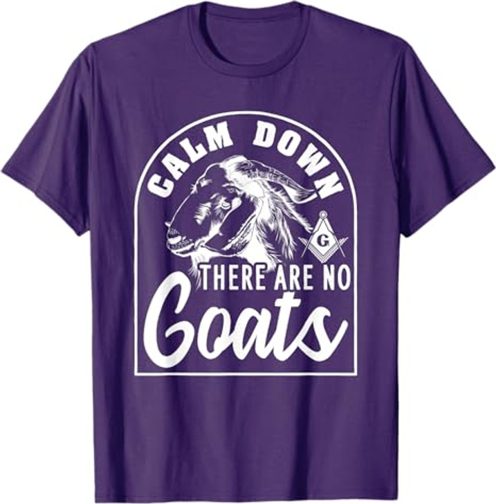 Freemasonry Goat Conspiracy Design T-Shirt