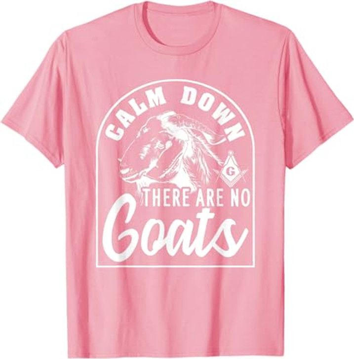 Freemasonry Goat Conspiracy Design T-Shirt