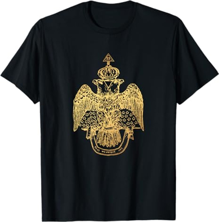 Scottish Rite Eagle 33rd Degree - Freemason Gifts for Men T-Shirt