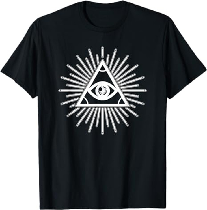The All Seeing Eye - conspiracy, Freemasonry or Illuminati T-Shirt
