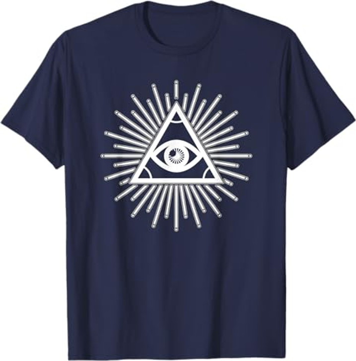 The All Seeing Eye - conspiracy, Freemasonry or Illuminati T-Shirt