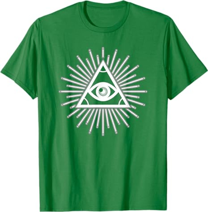 The All Seeing Eye - conspiracy, Freemasonry or Illuminati T-Shirt