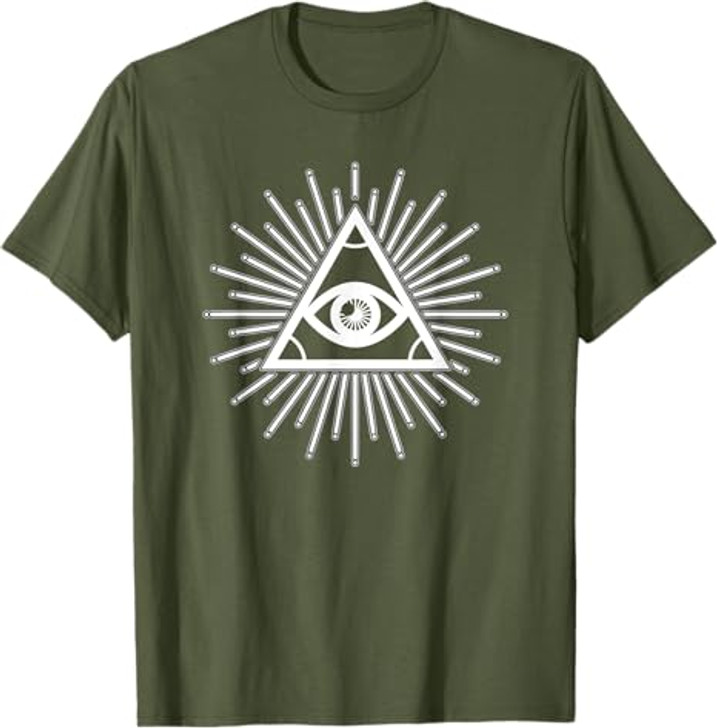 The All Seeing Eye - conspiracy, Freemasonry or Illuminati T-Shirt