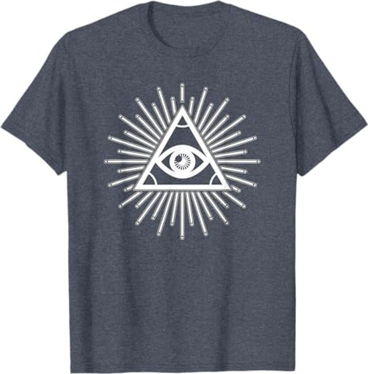 The All Seeing Eye - conspiracy, Freemasonry or Illuminati T-Shirt
