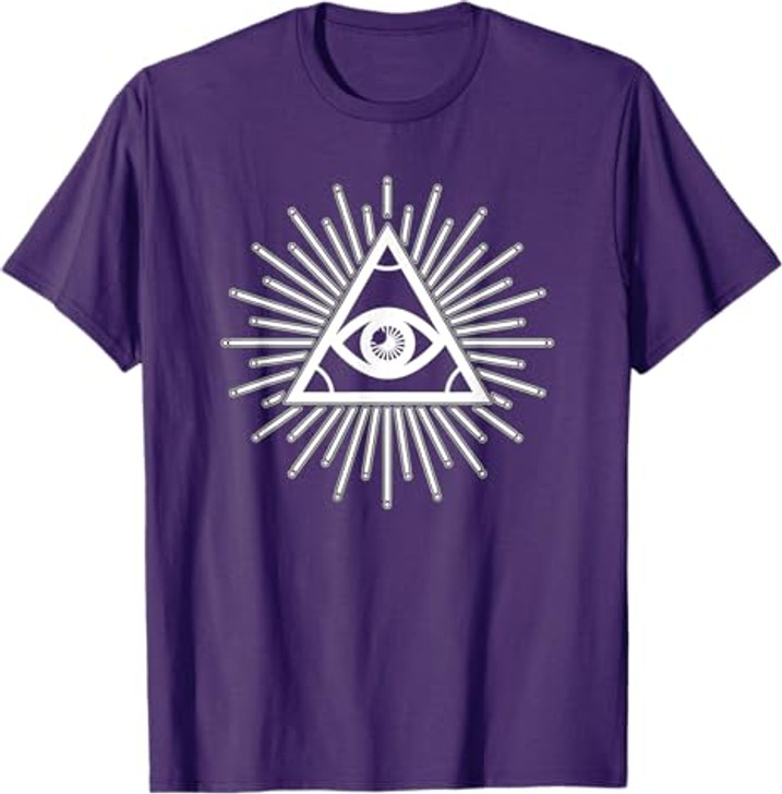 The All Seeing Eye - conspiracy, Freemasonry or Illuminati T-Shirt