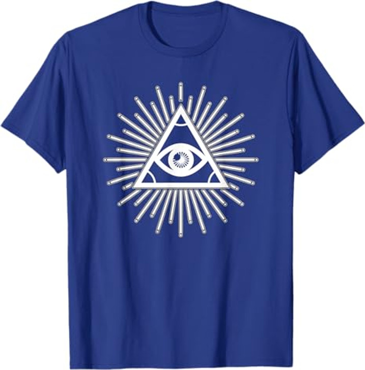 The All Seeing Eye - conspiracy, Freemasonry or Illuminati T-Shirt