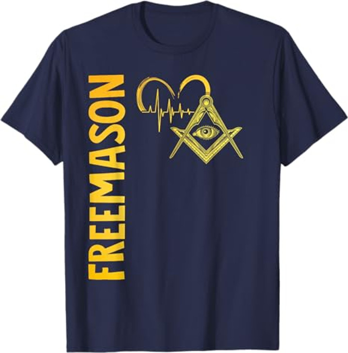 Masonic Freemasonry Fraternal Square Compass Freemasonry T-Shirt