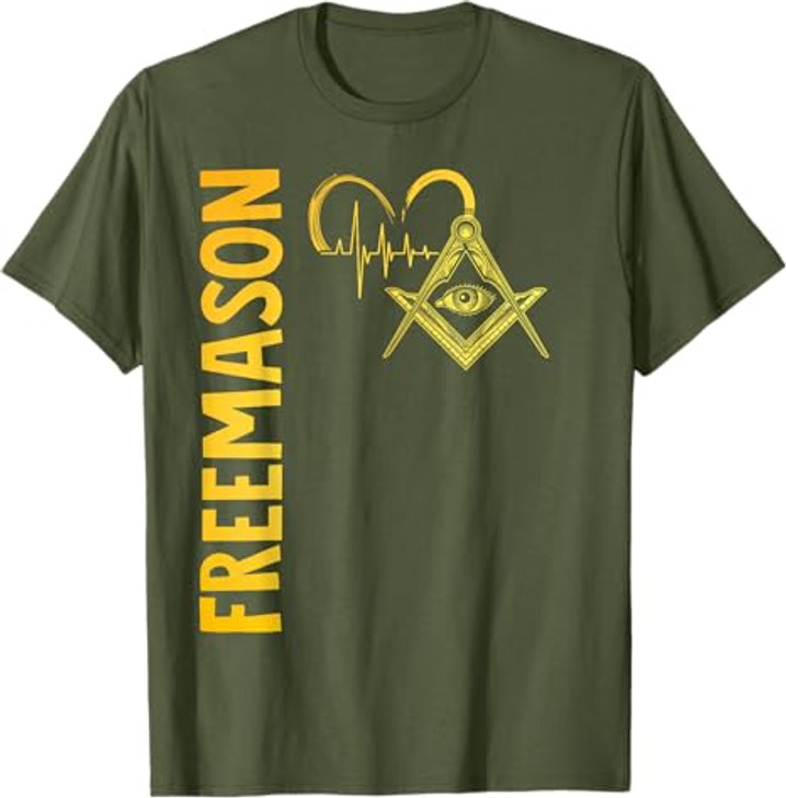 Masonic Freemasonry Fraternal Square Compass Freemasonry T-Shirt