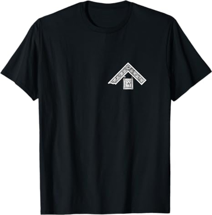 Masonic past master jewel symbol - Master mason Freemasonry T-Shirt