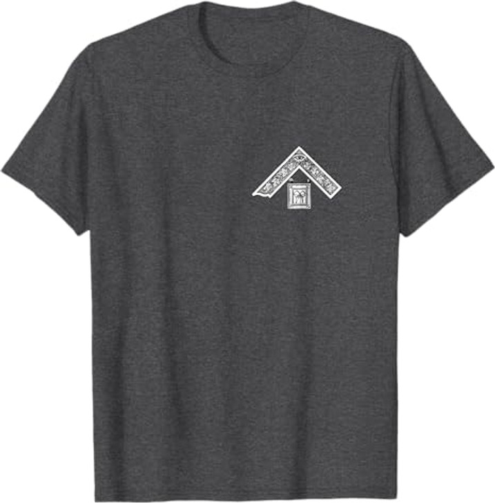 Masonic past master jewel symbol - Master mason Freemasonry T-Shirt