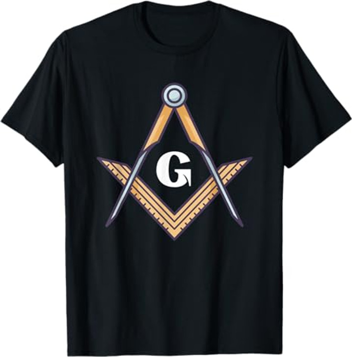 Masonic Square and Compass Freemason T-Shirt