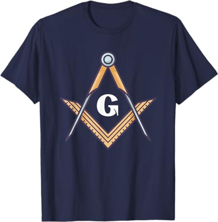 Masonic Square and Compass Freemason T-Shirt