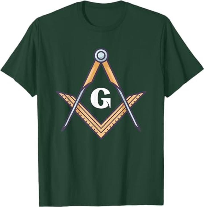 Masonic Square and Compass Freemason T-Shirt