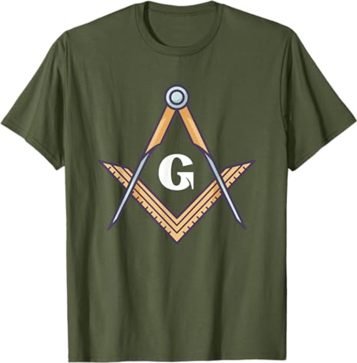 Masonic Square and Compass Freemason T-Shirt