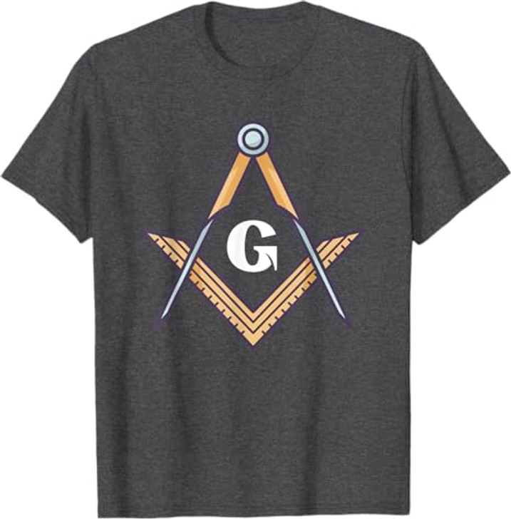 Masonic Square and Compass Freemason T-Shirt