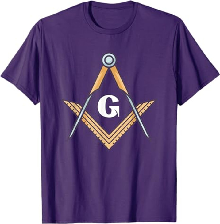 Masonic Square and Compass Freemason T-Shirt