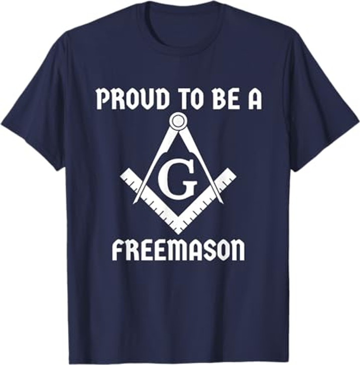 Proud To Be A Freemason Square Compass Freemason T-Shirt