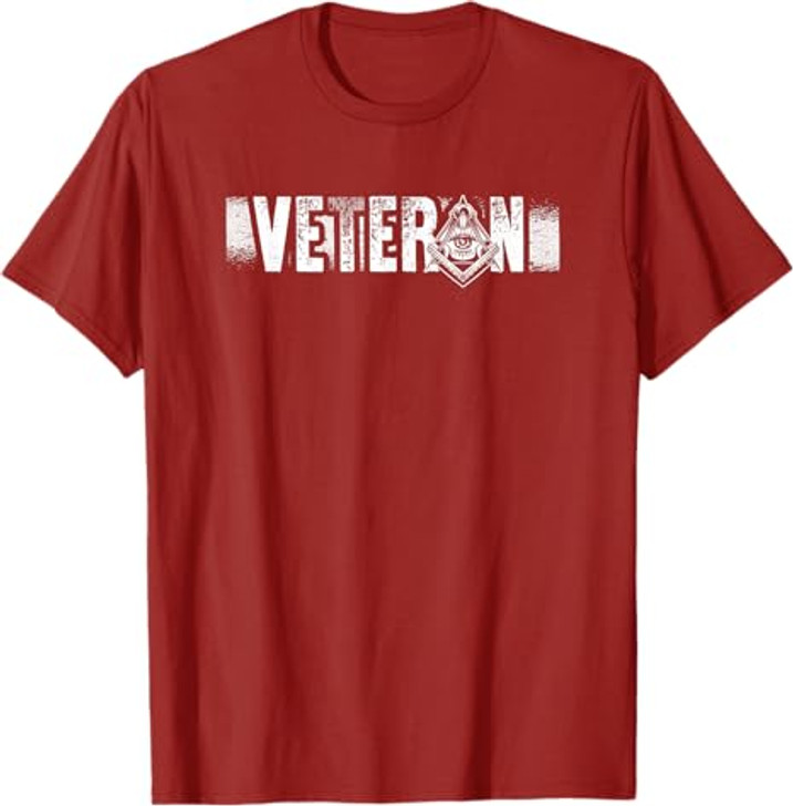 Veteran Freemasons Masonry Freemasonry Masonic Freemason T-Shirt