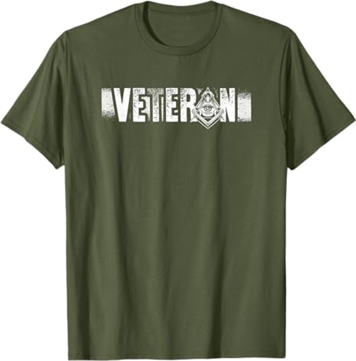 Veteran Freemasons Masonry Freemasonry Masonic Freemason T-Shirt