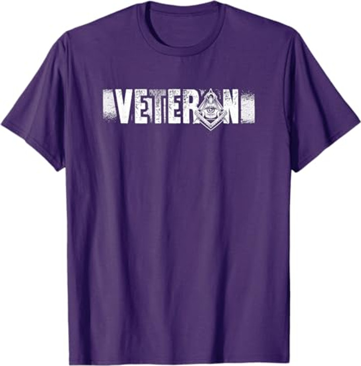 Veteran Freemasons Masonry Freemasonry Masonic Freemason T-Shirt
