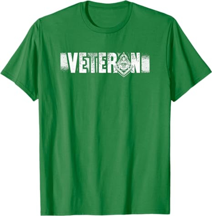 Veteran Freemasons Masonry Freemasonry Masonic Freemason T-Shirt