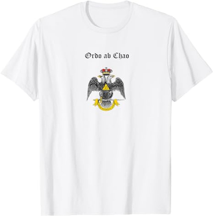 Masonic Ordo ab Chao Scottish rite 33 Freemasonry symbol T-Shirt