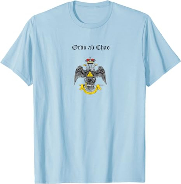 Masonic Ordo ab Chao Scottish rite 33 Freemasonry symbol T-Shirt